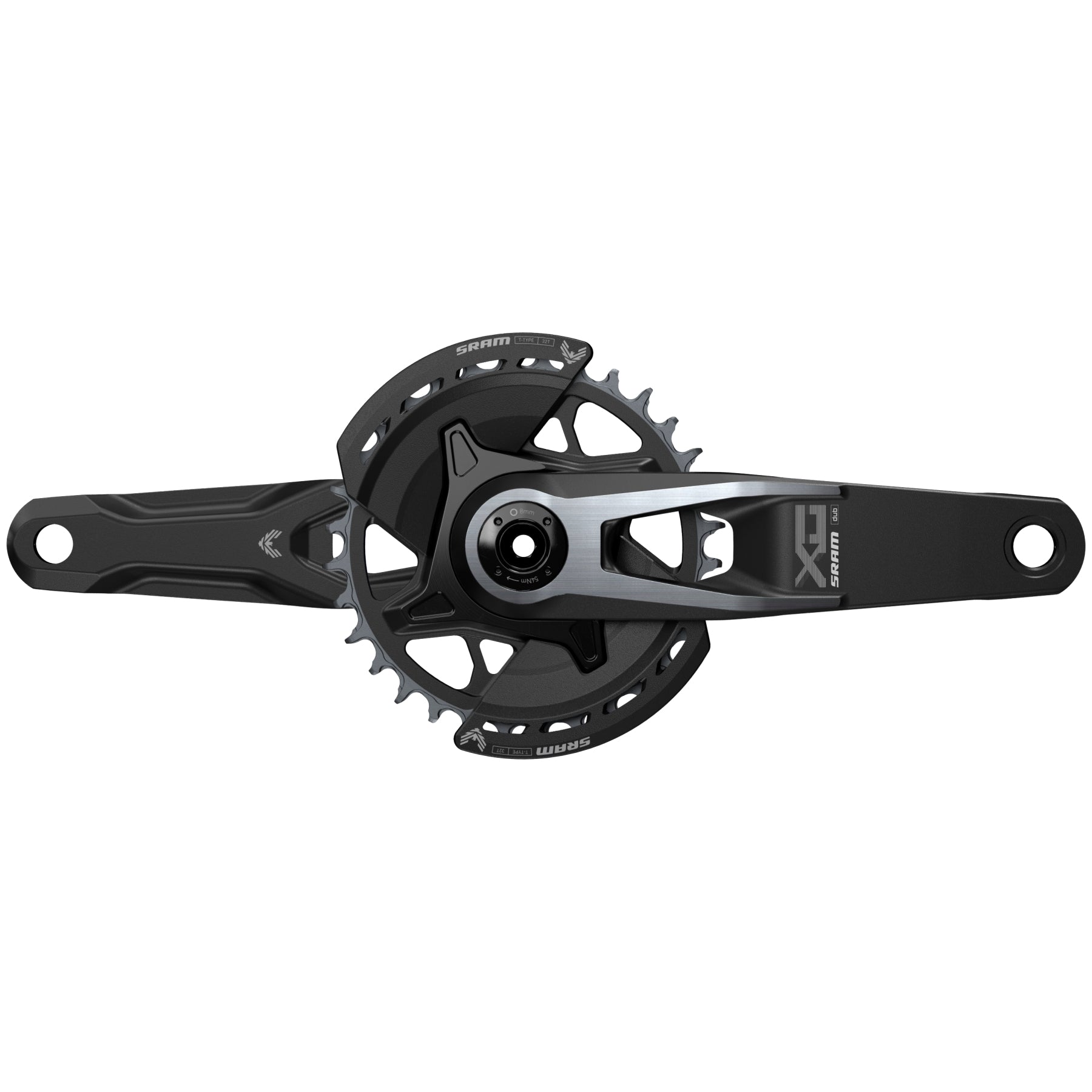 SRAM X0 EAGLE V2 Q174 CL55 DUB BLACK 34 T-TYPE Crankset