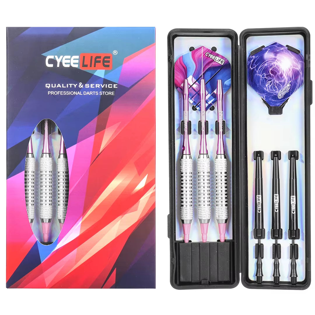 Professional Soft Tip Darts Set (16/18 Grams) with Additional Plastic Tips for Electronic Dartboard Accessories