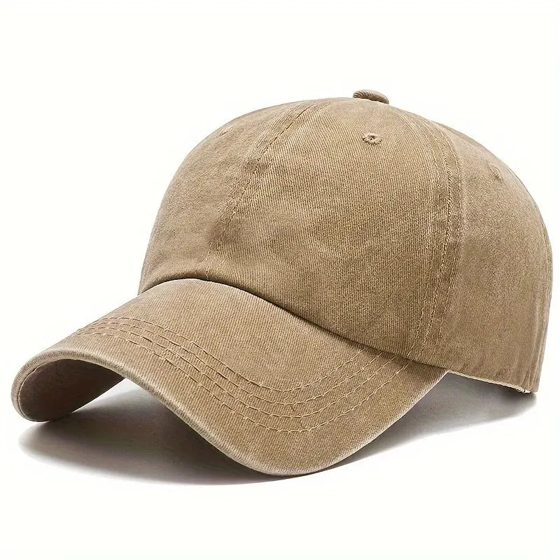 Unisex Adjustable Baseball Cap with Stretchy Fabric and Secure Drawstring Closure for Sports