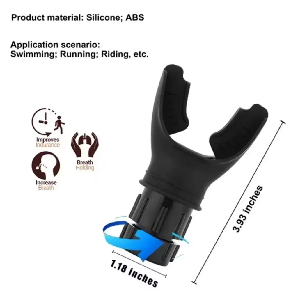 Portable Lung Fitness Exerciser with Adjustable Resistance for Enhanced Breathing and Endurance Training