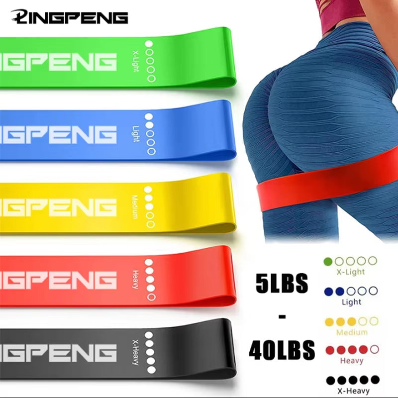 Resistance Bands for Yoga and Fitness Training - Elastic Loop Stretch Band for Hip, Leg, and Squat Exercises
