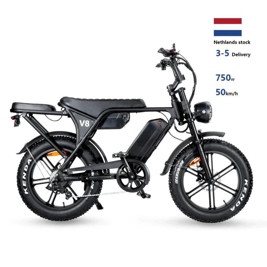 OUIXI 2025 Electric Bike Ready Stock Electrically Mountain