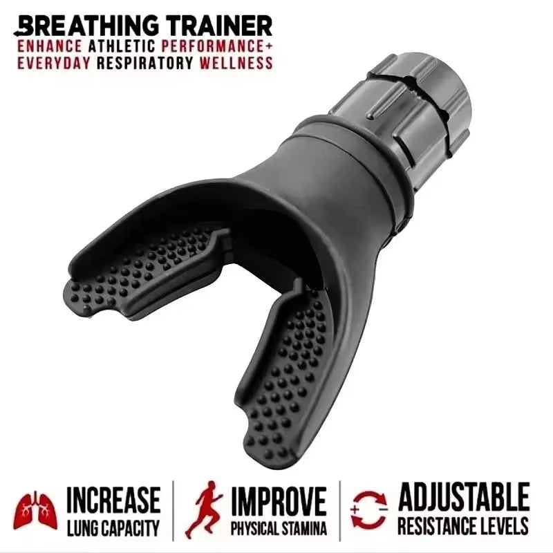 Portable Lung Fitness Exerciser with Adjustable Resistance for Enhanced Breathing and Endurance Training