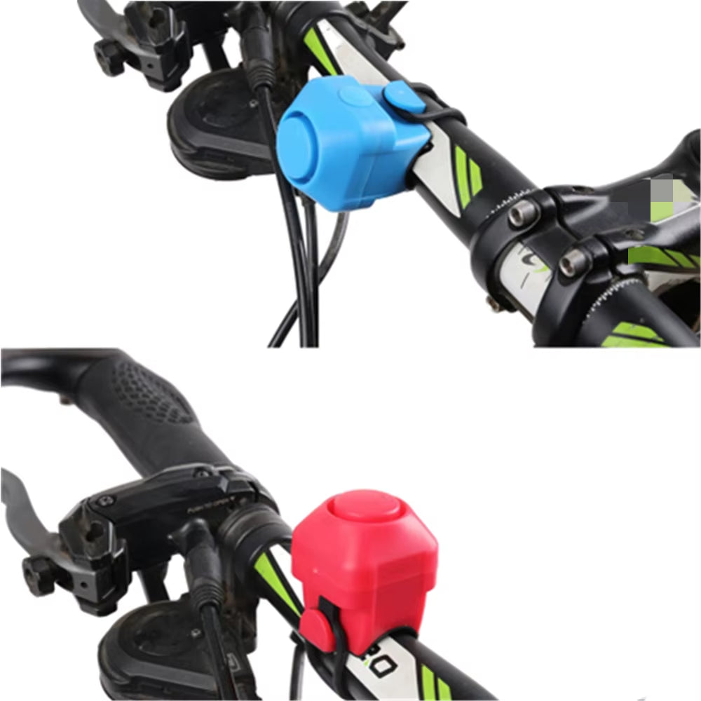 Bike Electronic Loud Horn 130 Db Warning Safety Electric Bell Police Siren Bicycle Handlebar Alarm Ring Bell Cycling Accessories