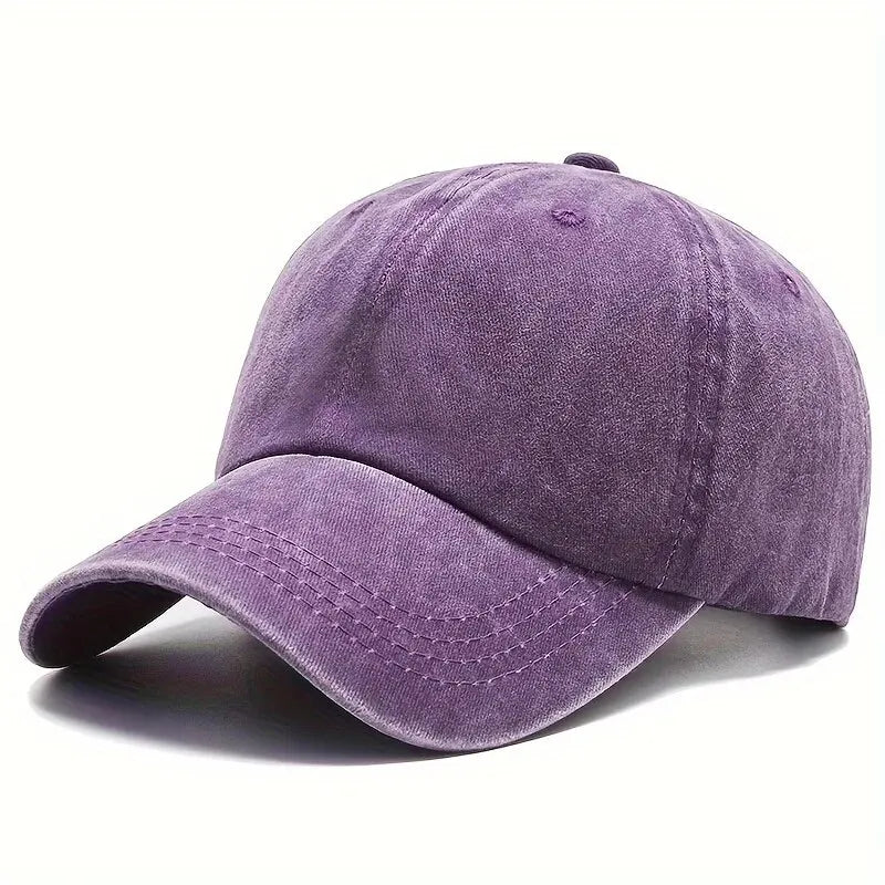 Unisex Adjustable Baseball Cap with Stretchy Fabric and Secure Drawstring Closure for Sports