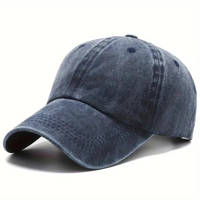 Unisex Adjustable Baseball Cap with Stretchy Fabric and Secure Drawstring Closure for Sports