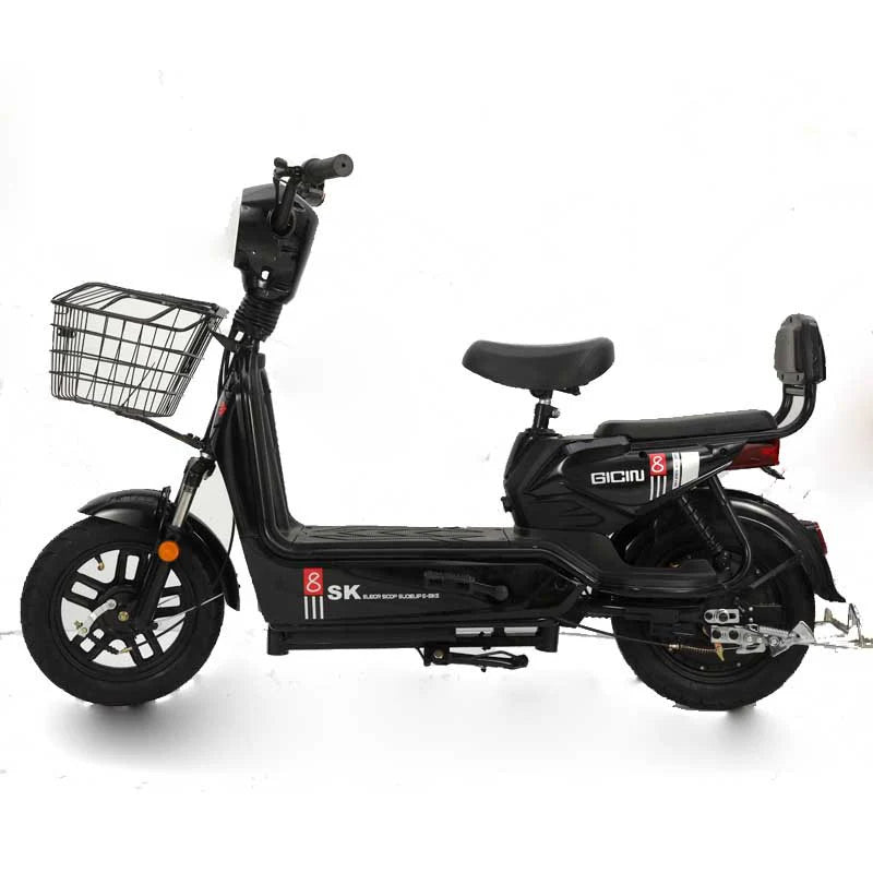 Two-Wheeled Electric Vehicle Source Factory Exports Electric Vehicle Complete Vehicle Adult Two-Wheeled Electric Bicycle Small Battery Vehicle